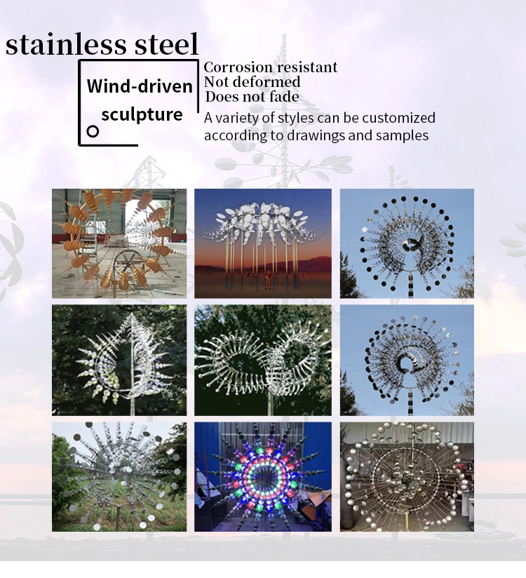 Outdoor Metal Sculpture Art Stainless Steel Garden Decoration