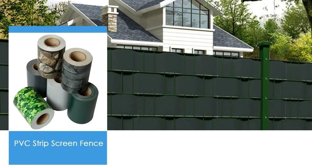 Anti-UV Polyrattan-Sichtschutzstreifen PVC Tape Fence PVC Rattan Strip Screen Fence